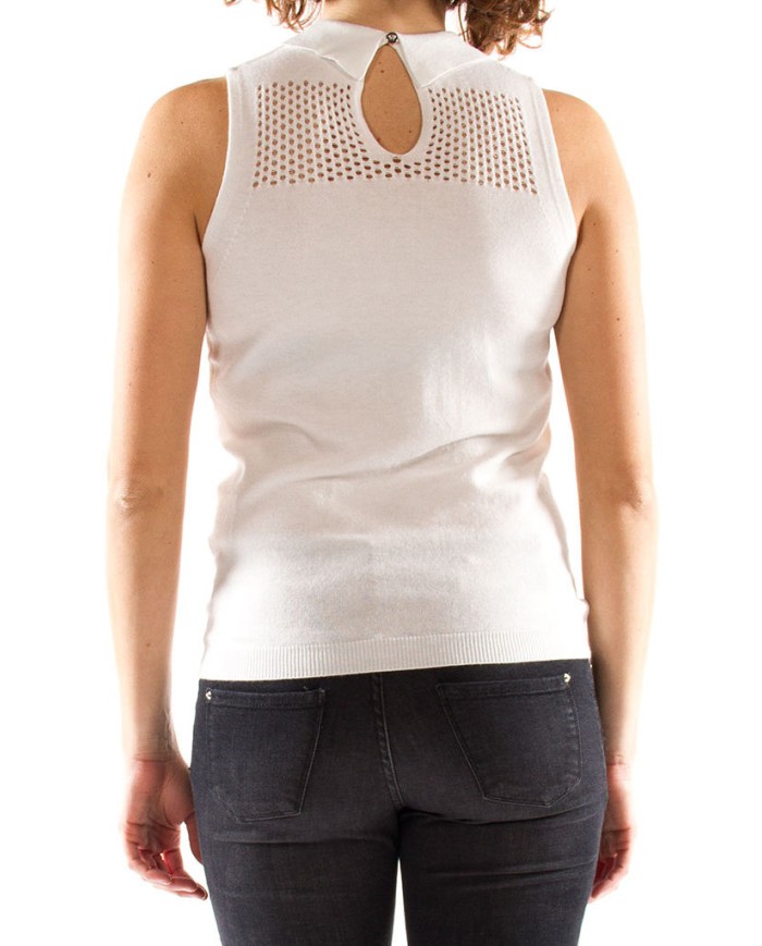 CANOTTA IN MAGLIA MISTO VISCOSA