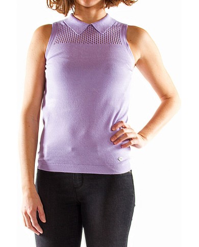 CANOTTA IN MAGLIA MISTO VISCOSA