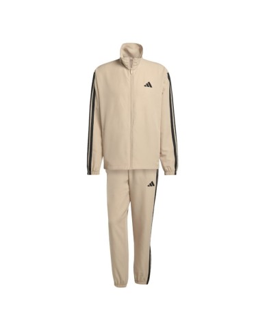 Tuta da Uomo Adidas Sportswear Basic 3-Stripes Woven Microfibra Beige Adulto JX3149