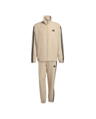 Tuta da Uomo Adidas Sportswear Basic 3-Stripes Woven Microfibra Beige Adulto JX3149