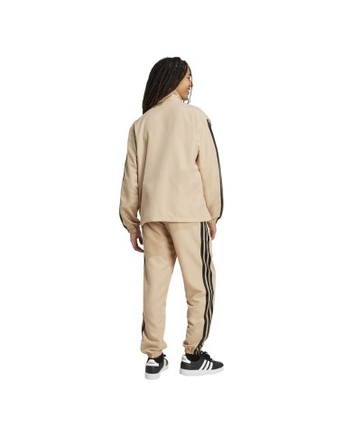 Tuta da Uomo Adidas Sportswear Basic 3-Stripes Woven Microfibra Beige Adulto JX3149