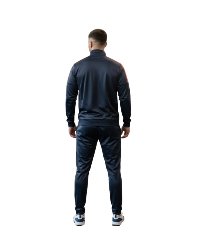 Tuta da Adulto Aki in Triacetato Full Zip Blu Arancio AKUAI25513