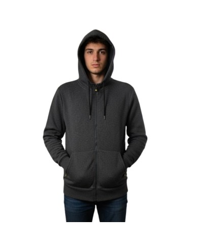 Felpa Full Zip con Cappuccio Adulto Phil Miller Grigia PLPHM010