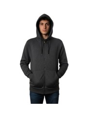 Felpa Full Zip con Cappuccio Adulto Phil Miller Grigia PLPHM010