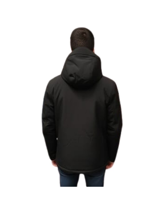 Giubbotto in Softshell con Cappuccio Sottozero Nero Adulto 10330