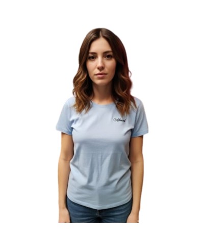 T-Shirt da Donna Admiral Cotone Girocollo Celeste A7AD3047EI155