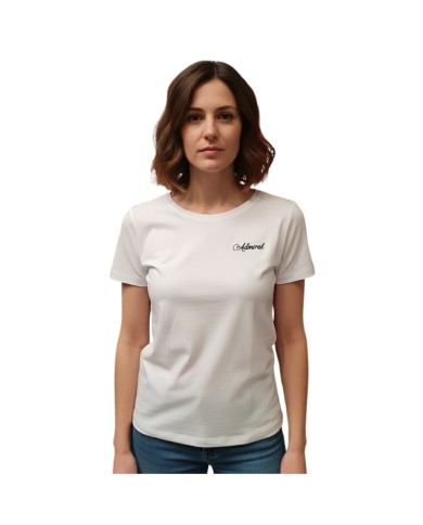T-Shirt da Donna Admiral Girocollo Cotone Bianca A7AD3047EI002