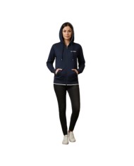 Felpa da Donna con Cappuccio Full Zip Admiral Blu A4AD2800AW003