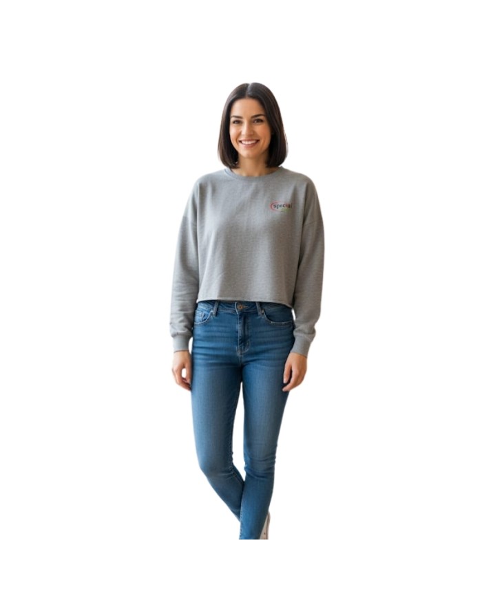 Maglia Maniche Lunghe Special Sport Grigia Top