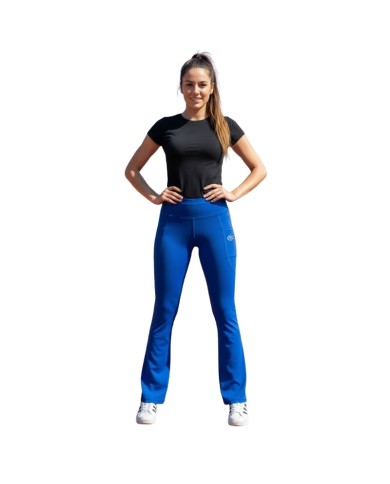 Leggins da Donna Special Sport Blu con Tasche Fitness Sport