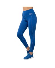 Leggins da Donna Special Sport Azzurro con Tasche Fitness Sport