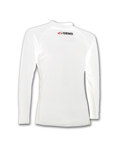 Maglia Termica Gems Omega Bianca Sport Calcio Running JG01