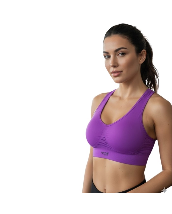 Top da Donna Special Sport Viola Fitness Running Sport