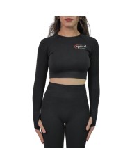 Maglia Corta Special Sport Manica Lunga Nera Fitness MAGLIAMLBK01