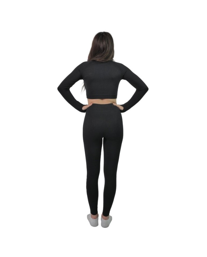 Maglia Corta Special Sport Manica Lunga Nera Fitness MAGLIAMLBK01