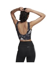 Top da Donna Adidas Bluv Q1 Fitness Palestra Canotta Nera HC9165