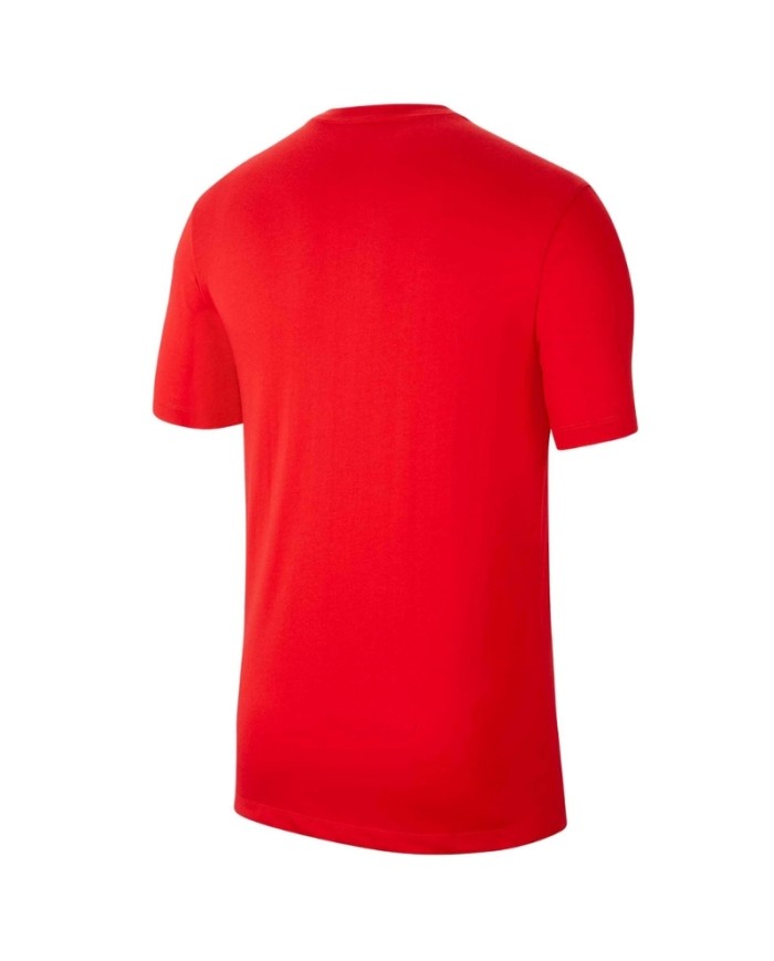 T-Shirt da Bambino Nike Dri-Fit Club 20 Swoosh Rossa Girocollo CW6941-657