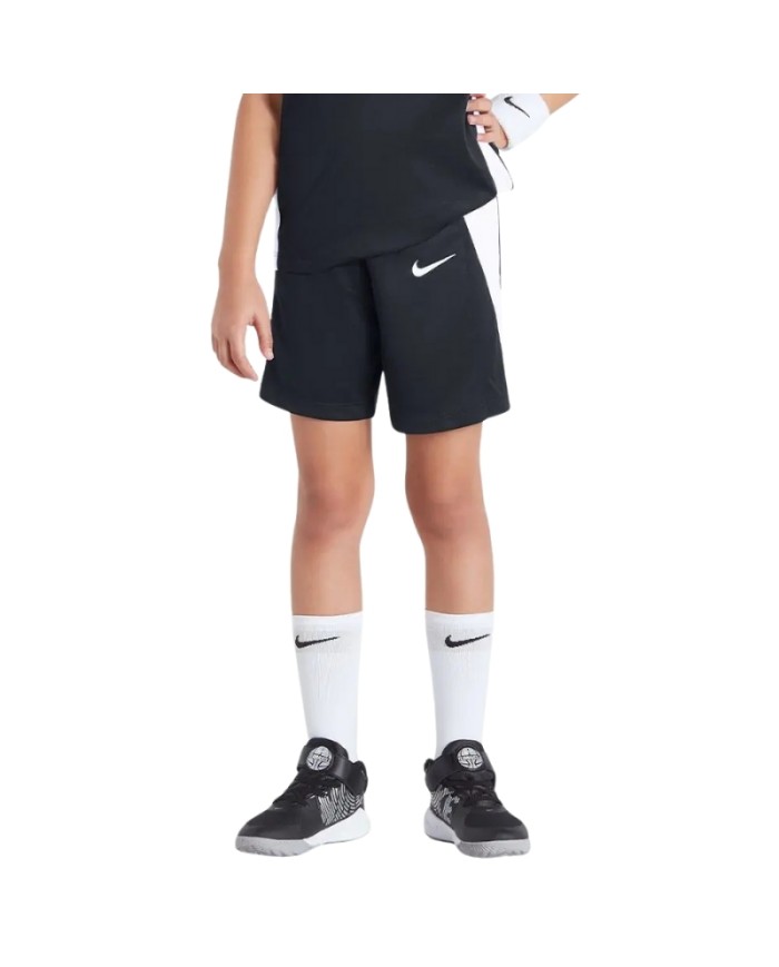 Pantaloncino da Basket da Bambino Nike Team Nero NT0202-010