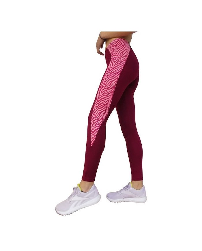 Leggings da Bambina Adidas Sea Tight Cotone Granata Ragazza HC3041