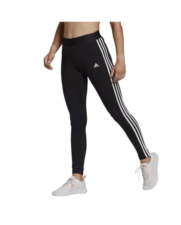 Leggings da Bambina Adidas Essential 3-Stripes Nero