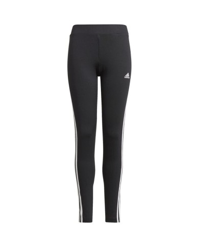 Leggings da Bambina Adidas Essential 3-Stripes Nero