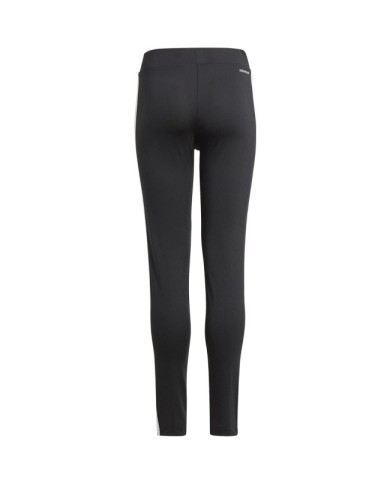 Leggings da Bambina Adidas Essential 3-Stripes Nero