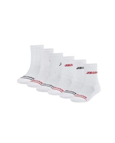 Calzini Jordan Crew Legend 6 pack Bianco BJ0343001