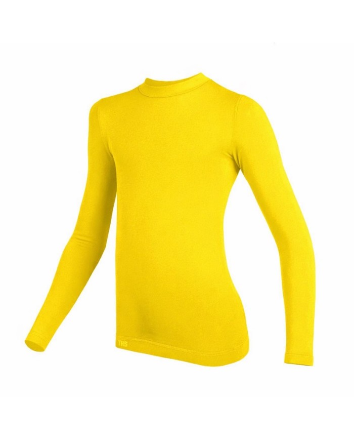 Maglia Termica TRS Manica Lunga Lupetto Giallo Junior Unisex UB700YE