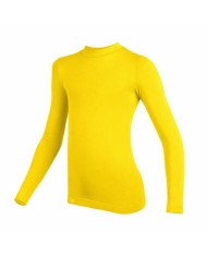 Maglia Termica TRS Manica Lunga Lupetto Giallo Junior Unisex UB700YE