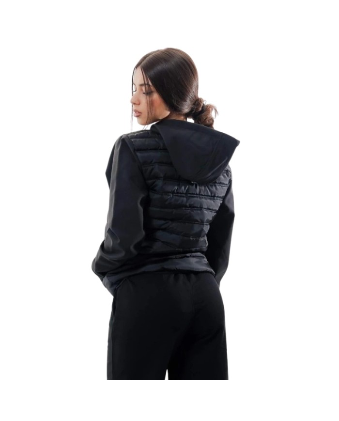 Giubbotto SUPERIOR Givova G027 Full Zip con Cappuccio Nero Unisex G0270010