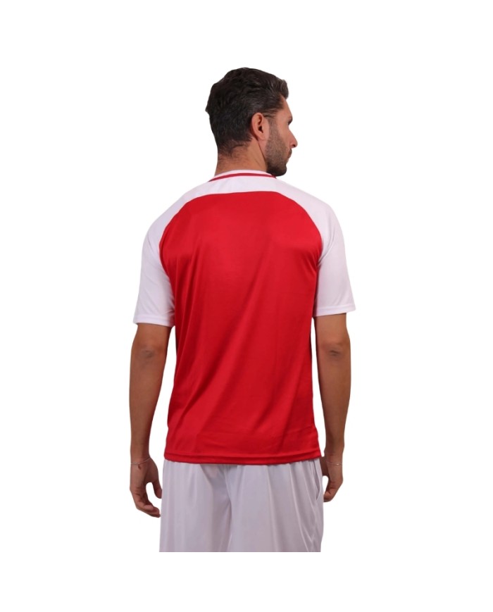 Maglia da Calcio Givova Dama MAC33 Padel Tennis Bianco Rosso MAC330312