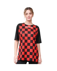 Maglia da Calcio Givova Dama MAC33 Padel Tennis Arancio Nero MAC330110