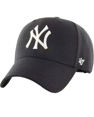 Cappello con Visiera '47 NY Yankees MVP Snapback Nero BMVPSP17WBPBK