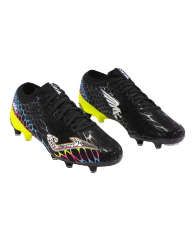 Scarpe da Calcio Joma Gol 2401 Adulto FG Nero Giallo GOLW2401FG