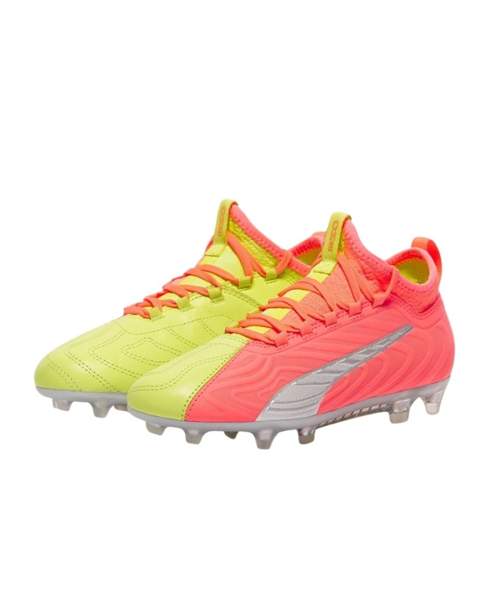 Scarpe da Calcio Baby Puma One 20.3 Fg Ag Junior Arancio Giallo 10597201