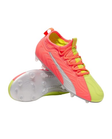 Scarpe da Calcio Baby Puma One 20.3 Fg Ag Junior Arancio Giallo 10597201