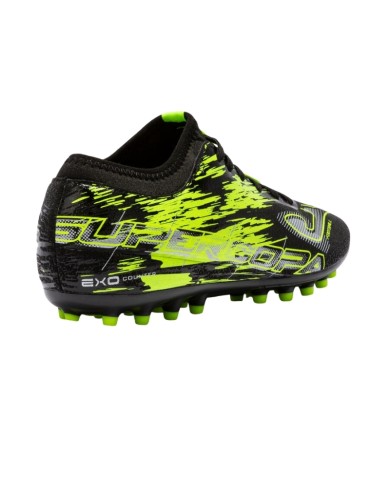 Scarpe da Calcio Joma Supercopa 2201 AG Calcetto Nero Giallo SUPW2201AG