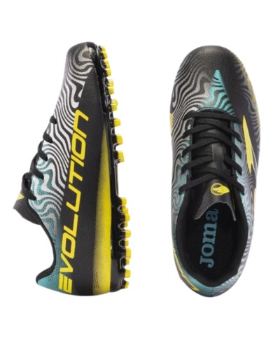 Scarpe da Calcetto Joma Evolution Jr 2401 AG Nere Calcio Junior EVJW2401AG
