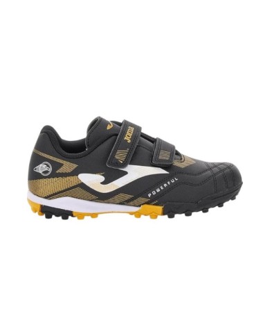 Scarpe da Calcetto Joma POJW2401TFV Powerful Jr 2401 Nere per Erba Sintetica