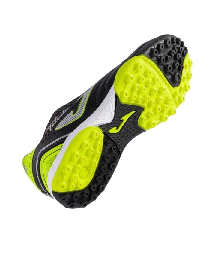 Scarpe da Calcetto Joma Toledo Jr 2201 Turf Nero Giallo TOJW2201TF