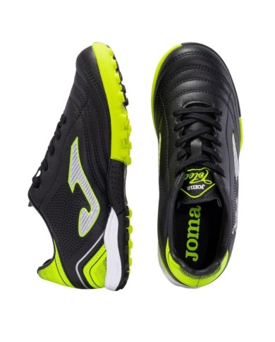Scarpe da Calcetto Joma Toledo Jr 2201 Turf Nero Giallo TOJW2201TF