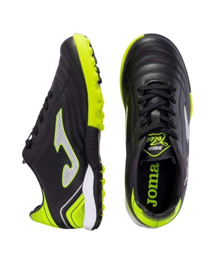 Scarpe da Calcetto Joma Toledo Jr 2201 Turf Nero Giallo TOJW2201TF