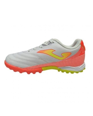 Scarpe da Calcetto Joma Toledo Jr 2102 Turf Bianco Giallo TOJW2102TF
