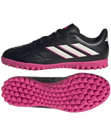 Scarpe da Calcetto Adidas Copa Pure.4 TF Junior Turf Nero Fucsia GY9044