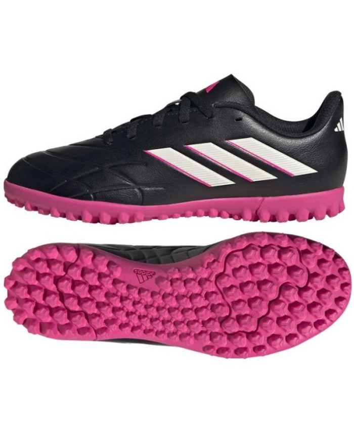 Scarpe da Calcetto Adidas Copa Pure.4 TF Junior Turf Nero Fucsia GY9044