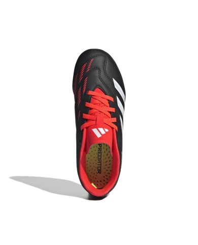 Scarpe da Calcetto Adidas Predator Club Tf Junior Turf Nero Rosso IG5437