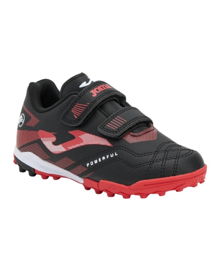 Scarpe da Calcetto Joma POJW2501TFV Powerful Junior 2501 Nere Strappo
