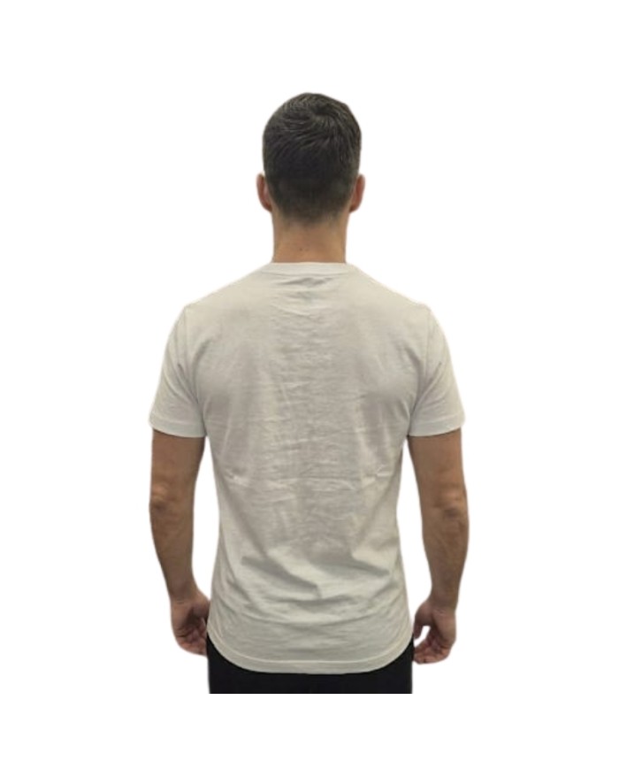 T-Shirt da Uomo Admiral City AD3154 Cotone Girocollo Bianca