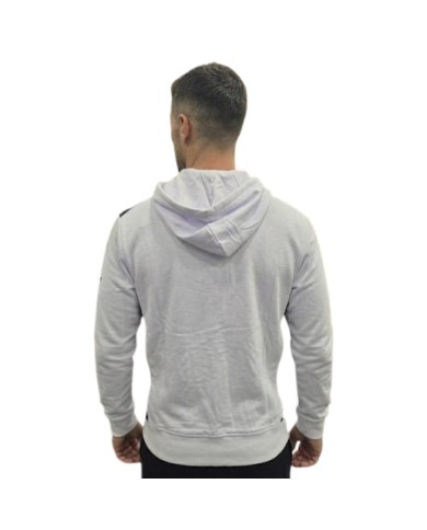 Felpa da Uomo Admiral City AD3014 Full Zip con Cappuccio Bianca