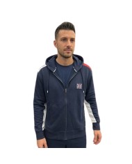 Felpa da Uomo Admiral City AD3014 Full Zip con Cappuccio Blu